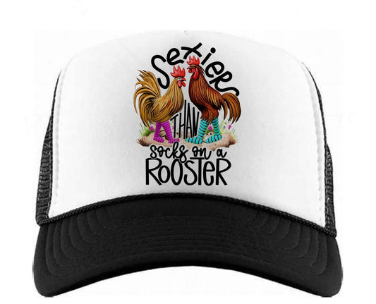 Sexy Rooster Trucker Hat