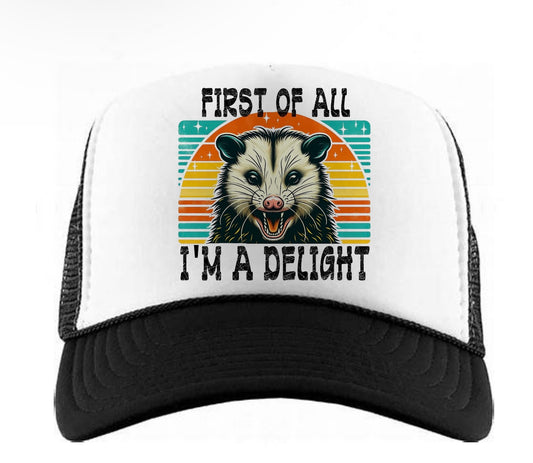 I’m a delight Trucker Hat